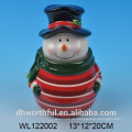 2016 Keramik Schneemann Cookie Jar für Chrismas